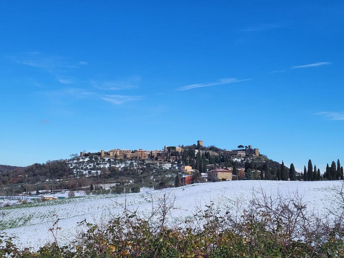 몬탈치노 Casa Per L'Osticcio Vista Sulla Val D'Orcia 아파트 외부 사진